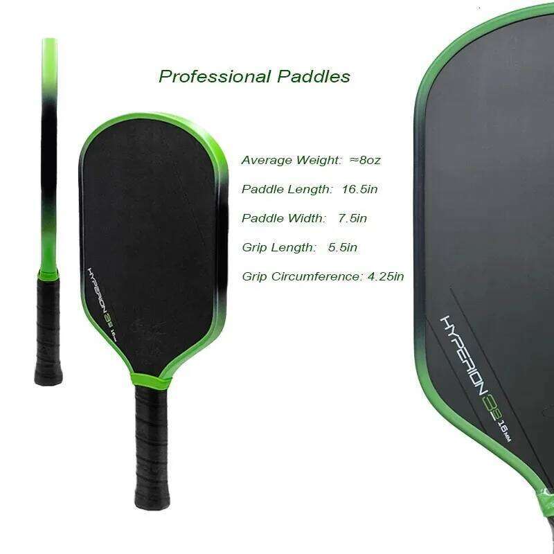 Pickleball Paddle Hyperion 3S Ben Johns GEN3 Propulsion Core T700 Carbon Fiber 16mm USAPA standard