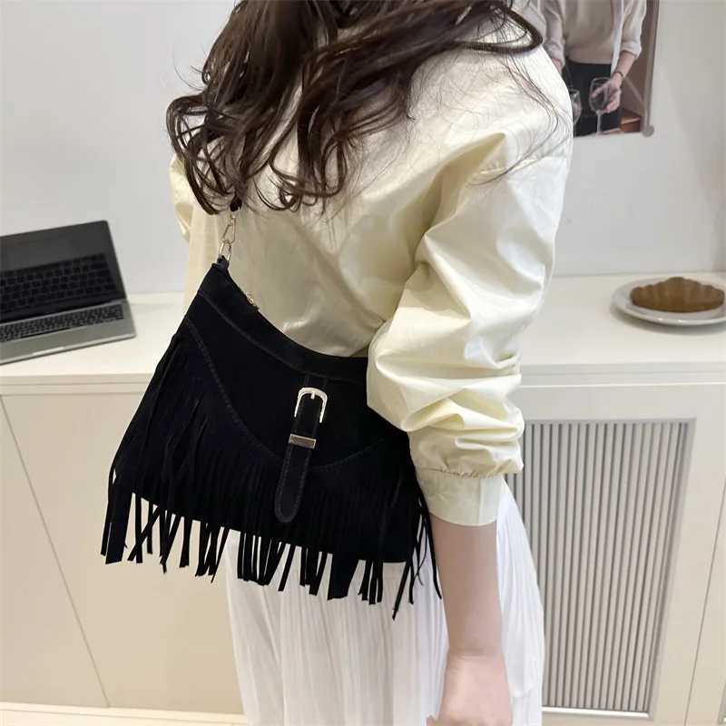 Y2k Bag Tassel Small Square Bag Womens Bag Light Luxury Personalized Shoulder Bag Internet Celebrity Trendy Crossbody Bag XJ250605