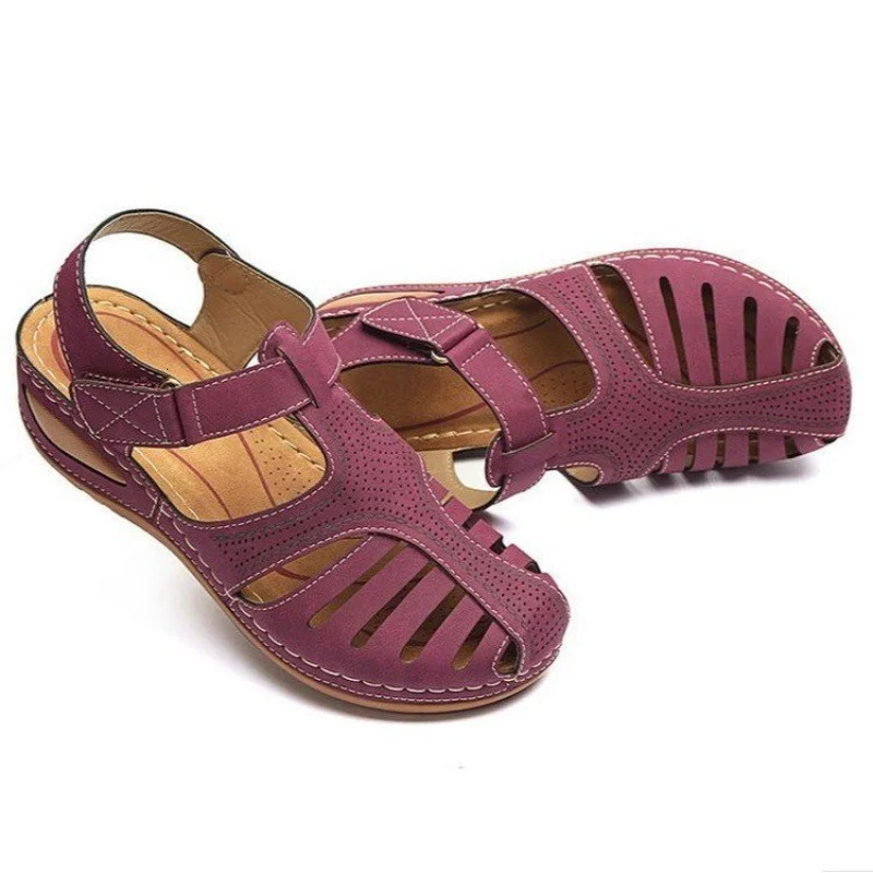 Womens Adjustable Strap Summer Sandals Breathable OpenToe Casual Shoes with Cushioned Sole LowProfile n 250605