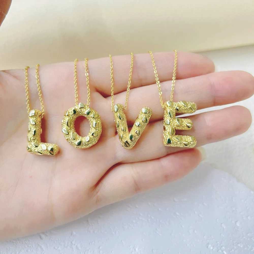 European and American personality trends exaggerated irregular A-Z26 letter pendant for necklace bracelet accessories material XJ250604