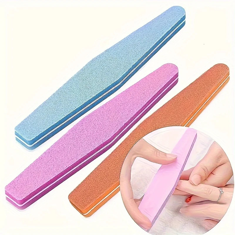 12/20pcs 100/180 Grit Nail Buffer Block Nail Polishing Files Buffer Sponge Sanding Washable Nail Polish Blocks UV Gel Pedicure 250605