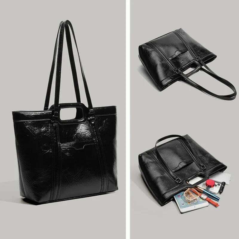 Bags Women s Fashion Premium Shoulder Handbag Niche Design Sense Commuter Large Capacity Tote Bag
