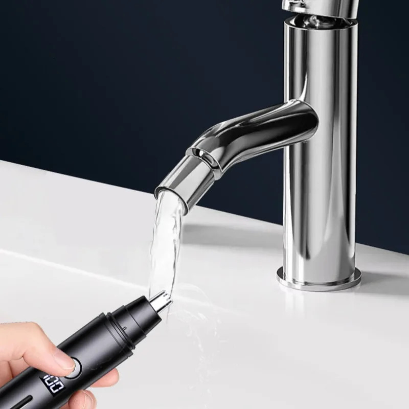 Nose Hair Trimmer USB Charging High Quality Electric Portable Men Mini Nose Hair r Safety Face Hair Cleaning Tool 250604