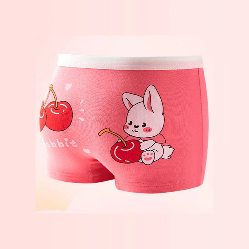 Girls Underwear Little Girl Boxer Shorts 2-14 Years Student Princess Cartoon Panties Cotton Breathable Children Boxer Underpants 250604