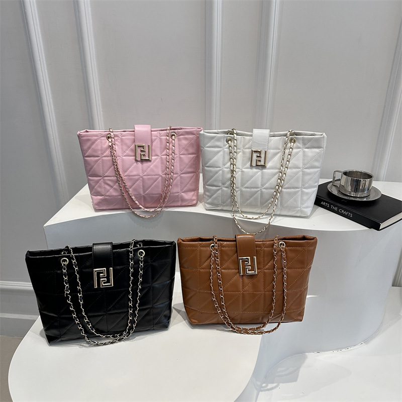 designer 2025 Trendy Casual Simple Large Capacity Bag Summer New Fashion Stylish Women's Shoulder Tote Bag