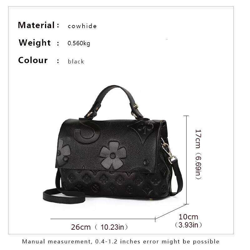 Top layer cowhide New fashionable versatile summer handbag Women s Genuine leather one shoulder crossbody bag