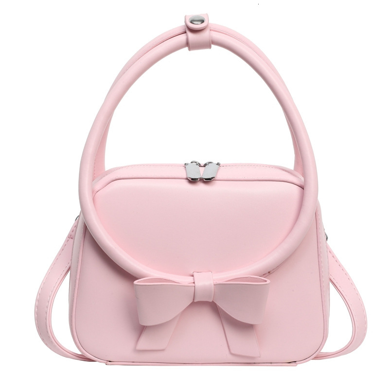 Free Shipping Designer Bag 2025 Spring/summer New Versatile Sweet And Spicy Girl Handheld Butterfly Bow Mobile Crossover Small Bag