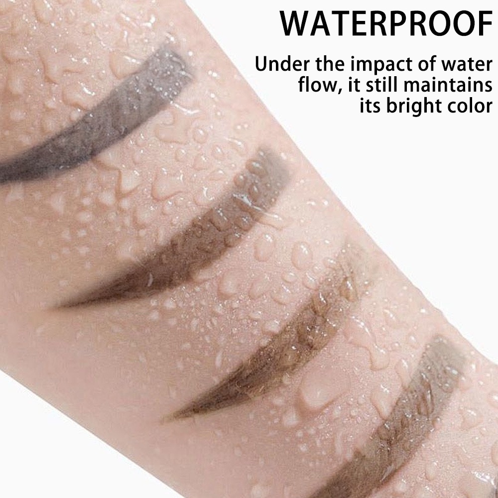 QLCIY EYEBROWCream Waterproof Sleep-Proof 24H all-day Wear High pigmentation 10g peel-off cream 4 colors