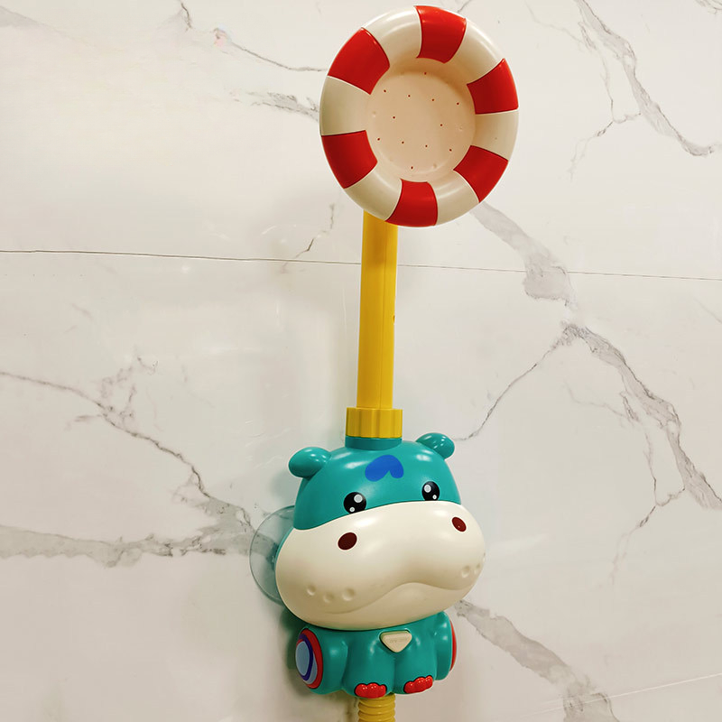 Baby Bath Cartoon Electric Shower Head Infant Bath Water Play BathTub Sprinkler Toys Soothing Baby Emotion Spray Water Gifts