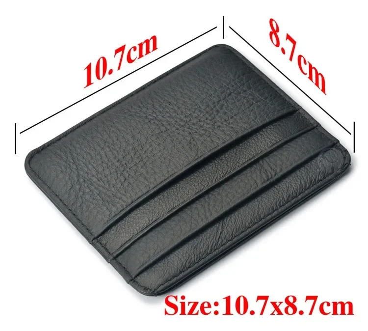 Import Cowhide Leather Lichi Pattern Mens Wallet Sort Woman Credit Card Vintage Style Holder Cash Purse lambskin 250605
