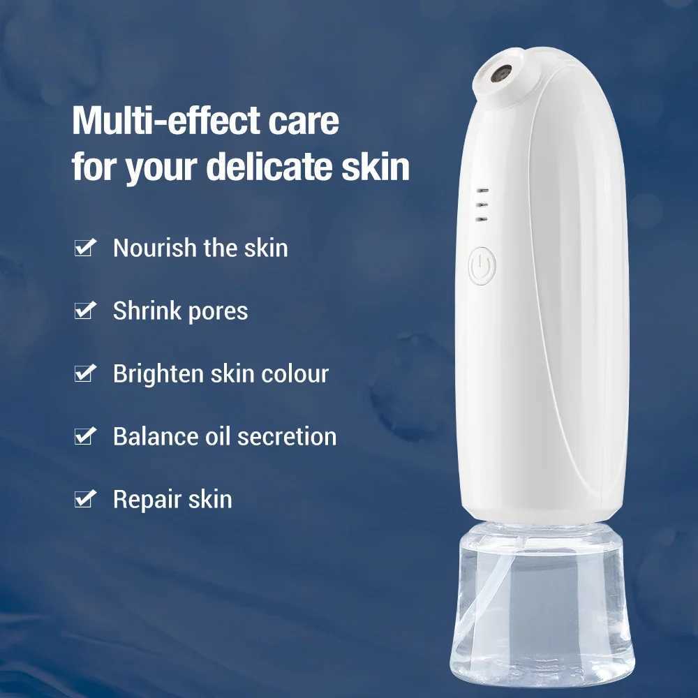 Mini Nano Mist Sprayer Face Steamer New Mini Air Compressor Kit Facial Airbrush Sprayer Water Oxygen Steam Device Humidifier XJ250607