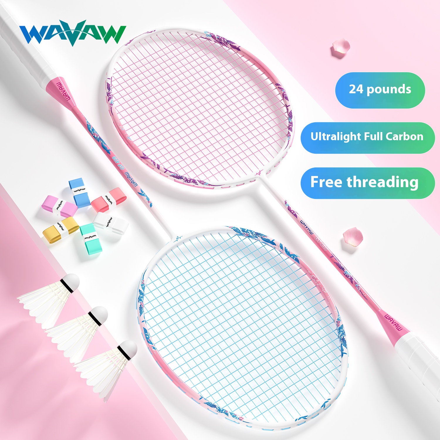 Durable Badminton Racket for Beginners & Intermediate Players Carbon Composite, All-Round Offense-Defense Design