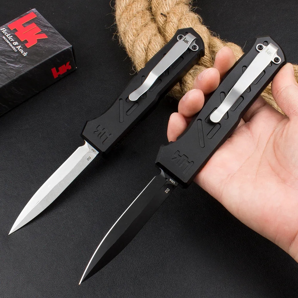HK14850 EPIDEMIC Knife D2 Steel fixed blade knife Blade couteau 6061 T6 aluminum alloy Handles Camping Outdoor Tools pocket knife Tactical Combat Self - view 8