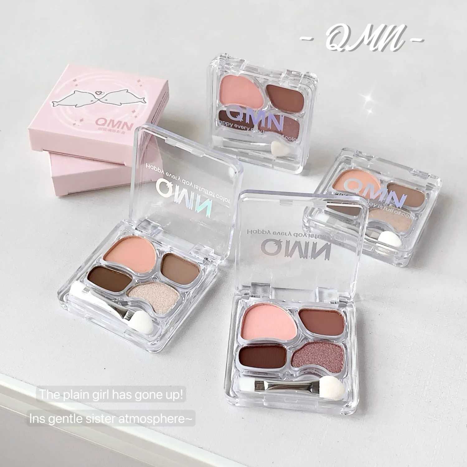 QMN Eyeshadow Palette Long-Lasting Fine Texture Easy To Smudge A Variety Of Shades Suitable For All Occasions W250605