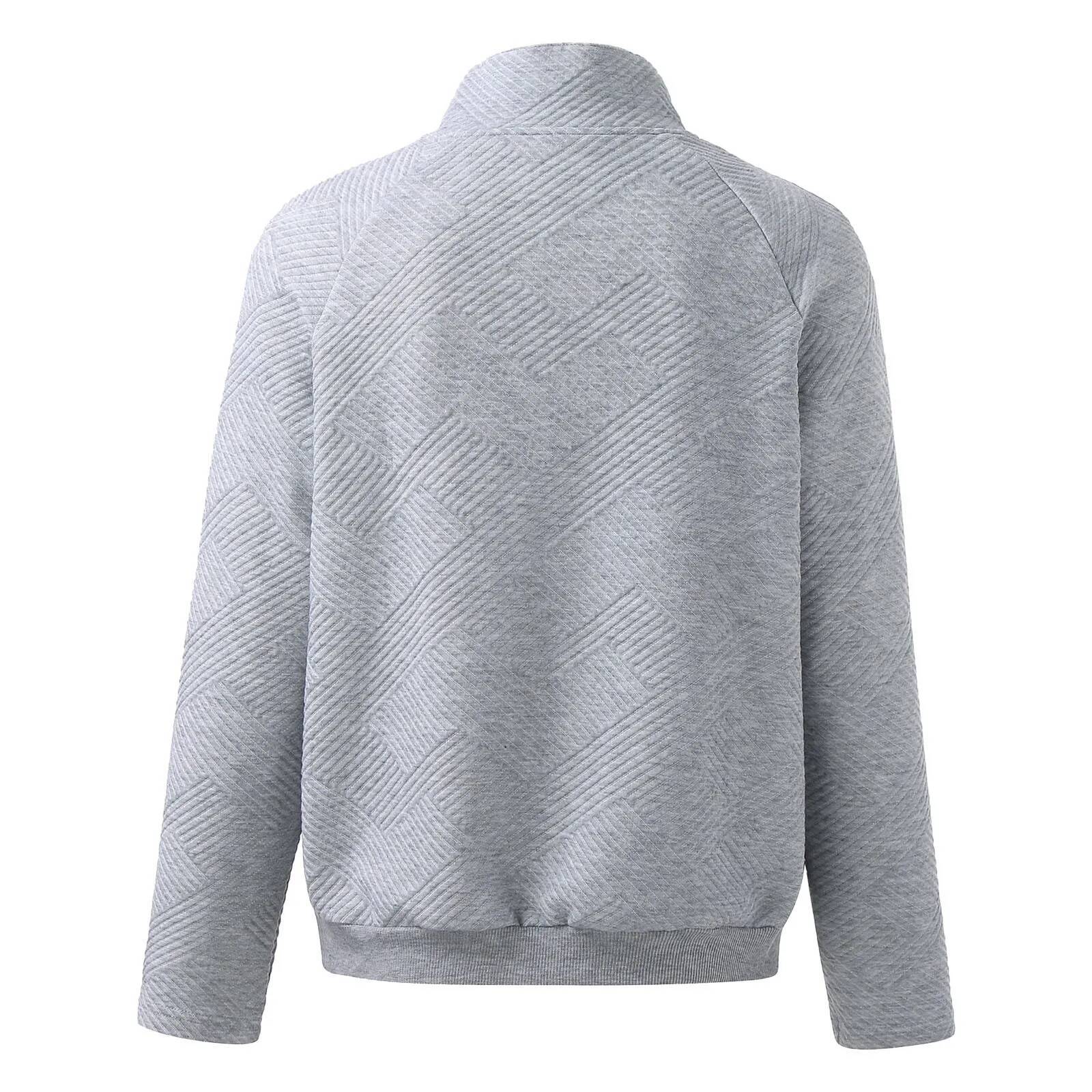 2024 Casual Button Women Sweatshirt Stand Collar Long Sleeve Autumn Hoodies Pocket Female Pullovers Top Sudaderas De Mujeres