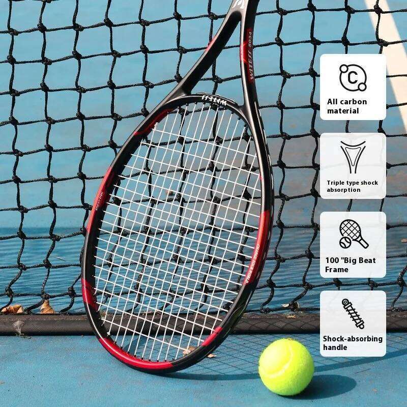 Professional Carbon Tennis Racket for Men Women, Men's and Women's