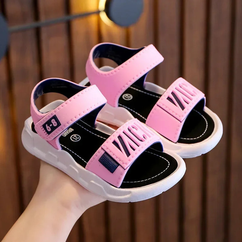 Children Sandals Students Non-slip Shoes Simple Generous Boys Girls Sandals Easy to Wear and Take Off Soft Bottom Kids Casual Footwear 250604