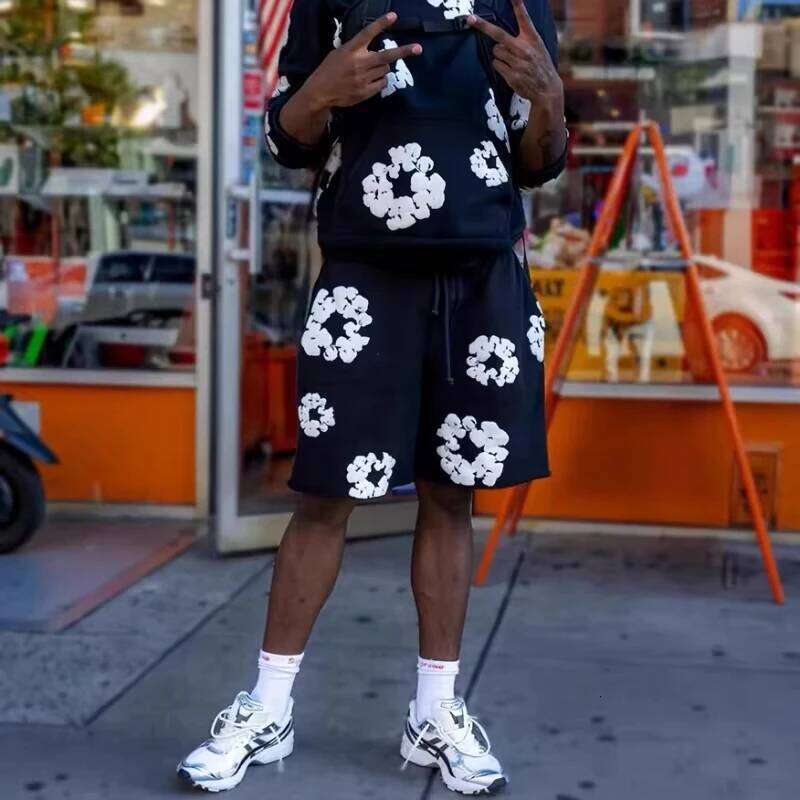 2025 SUMMER Men's Quick-drying American Kapok Printing Trend Fashionable and Comfortable Casual Breathable Y2K Shorts