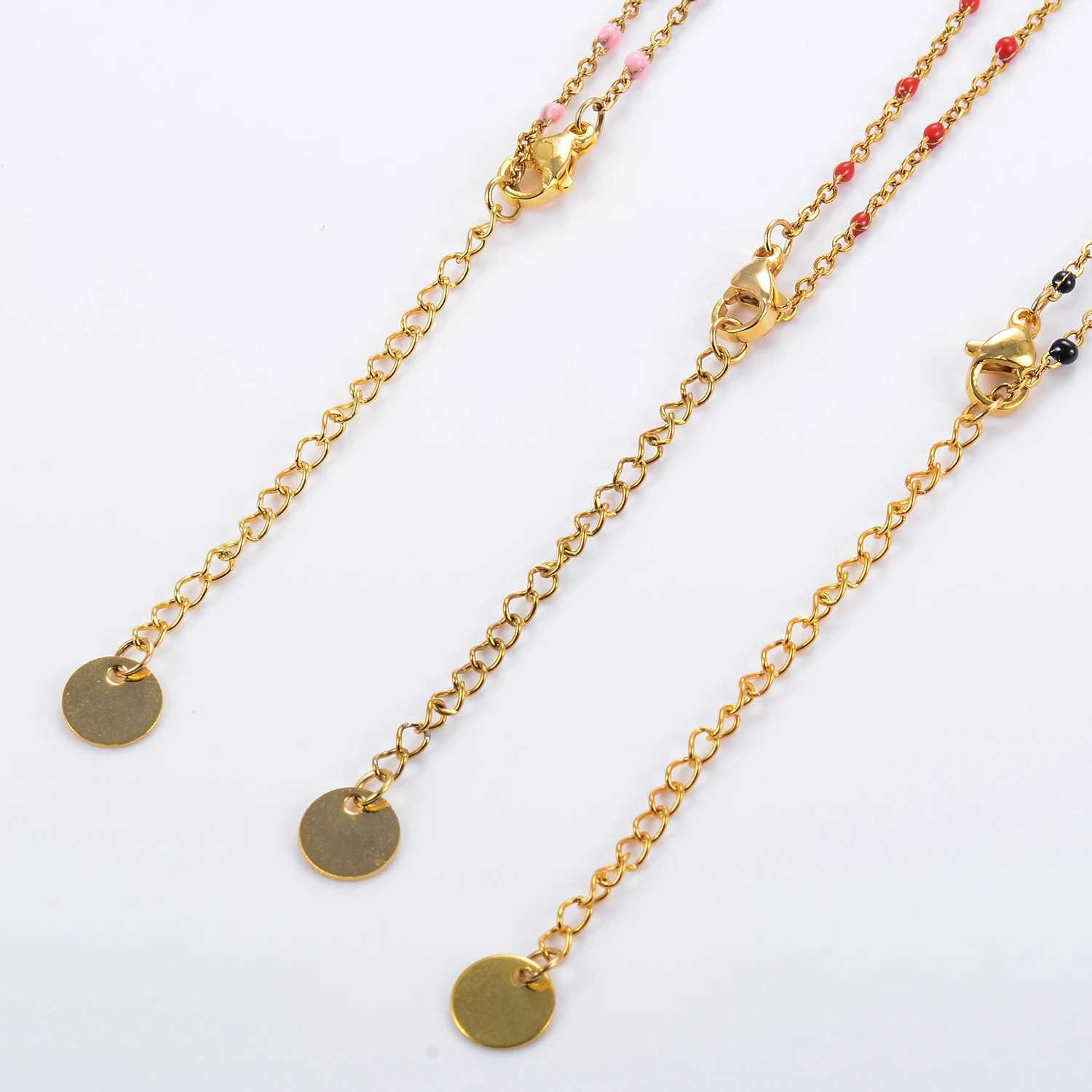 Stainless Steel Rosary Beads Christianity Necklaces Jesus Long Chains For Woman/Man Cross Pendants Christian Jewelry PrayerXJ250604