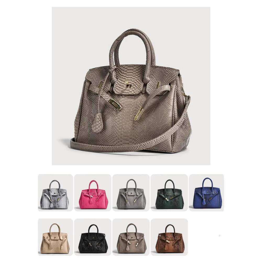 Model Room Wardrobe Soft Decoration Luxury Snake Skin Pattern Elegant Handbag Shoulder Crossbody Women s Bag
