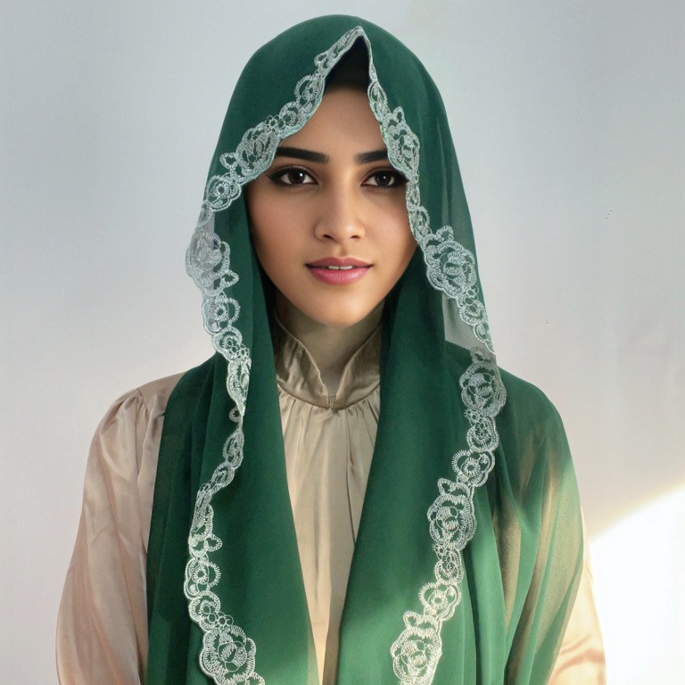 K929 New pearl chiffon embroidered scarf, wholesale of head scarf in Malaysia and Indonesia market