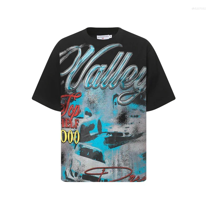 Men's T Shirts American Trend Fashion Hip-hop Retro Shirt Men Women Daily Casual Clothes Top Tee Streetwear