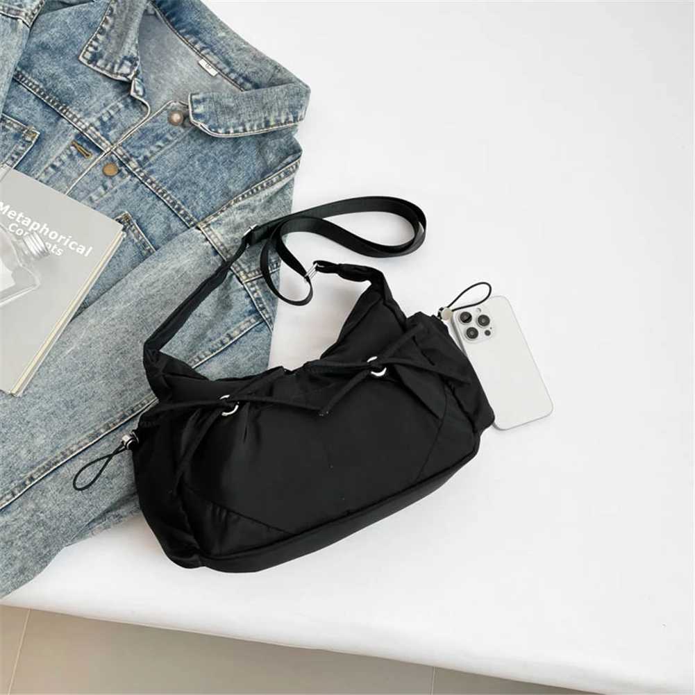 Bow Purse Casual Crossbody Bag Lightweight Stylish Shoulder Bag Crescent Bag for Women XJ250605
