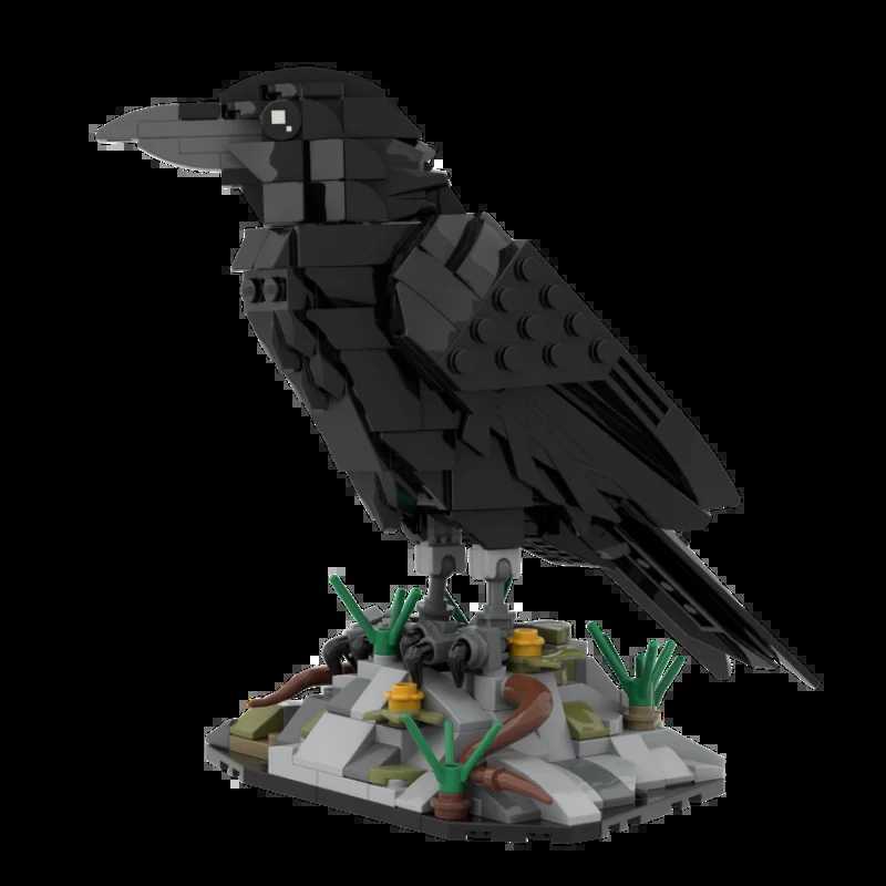Interactive Playtime Engineering Challenge Assemble a Realistic Cawing Creature Craft Project