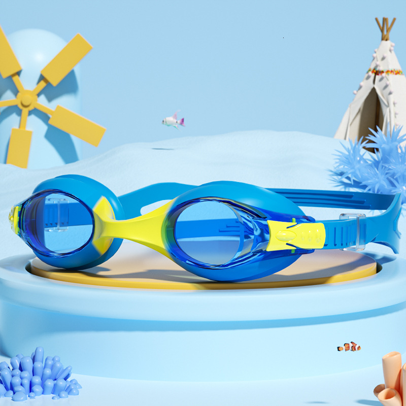Children's HD Swimming Glasses Anti-Fog Diving Equipment Waterproof Silicone Eye Protection Swim Goggles