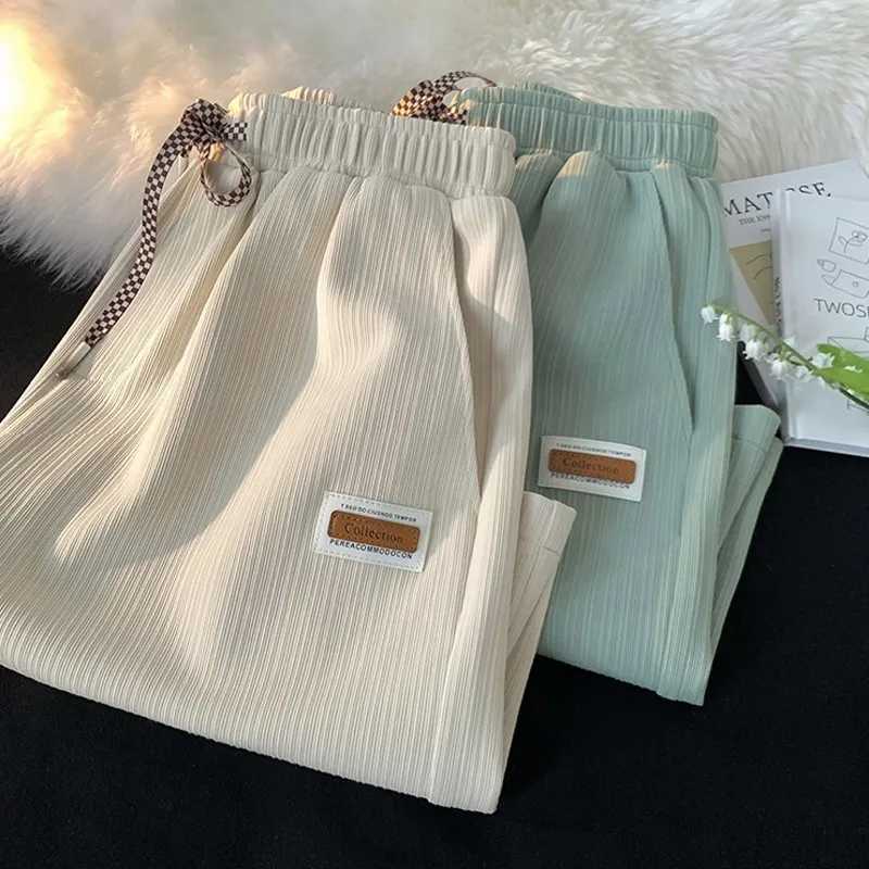 Pajamas Ice Silk Shorts Mens Summer Trend Brand Pure Sport Multifunctional Knee Five Points Pants Loose Casual PantsXJ250605