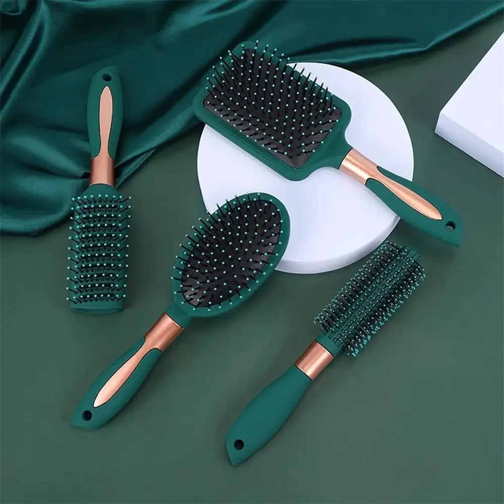 Marseilis Hair Massage Air CushionComb Brush Scalp Hairbrush Detangle Anti Static Salon SPA Hairdressing Styling Tool Oval Round 250603