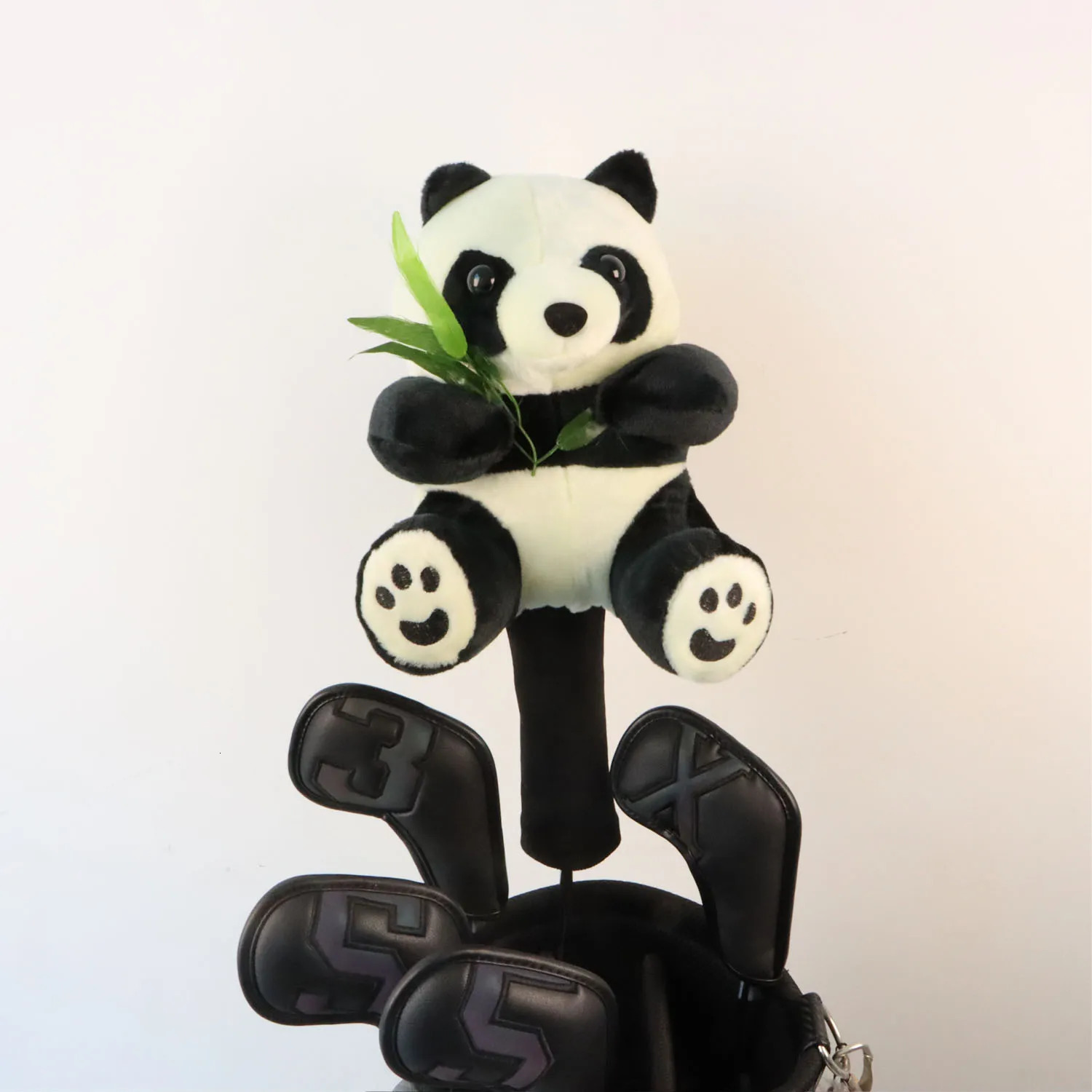 Golf Headcover for Driver Fairway #3#5 460cc Wood Cover Panda Style CUTE GIFT Noverty for Golfer Lady Men 250603