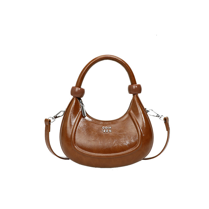 Free Shipping Designer Bag Small Niche Underarm Large Capacity Bag For Women New 2025 Spring/summer Fashion Crescent Bag Simple And Versatile Single S