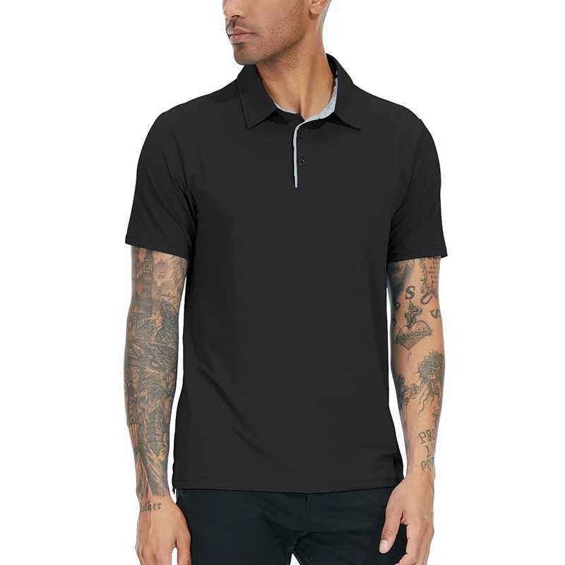 Mens Quick Dry Athletic Polo Shirt Lightweight Cool Sport Running Workout T Shirt Summer Casual Activewear Outdoor Golf Shirts XJ250605