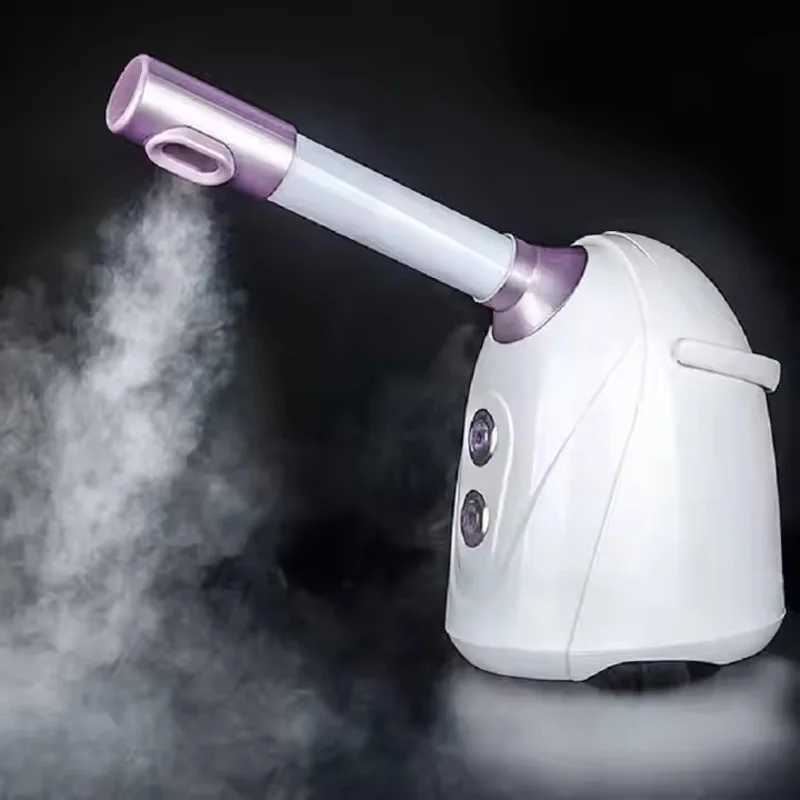 Professional Facial Steamer Vaporizer Hot Cold Mist Humidifier Face Nano Sprayer Ozone Steam Skin Care Moisturizing Cleaning XJ250607