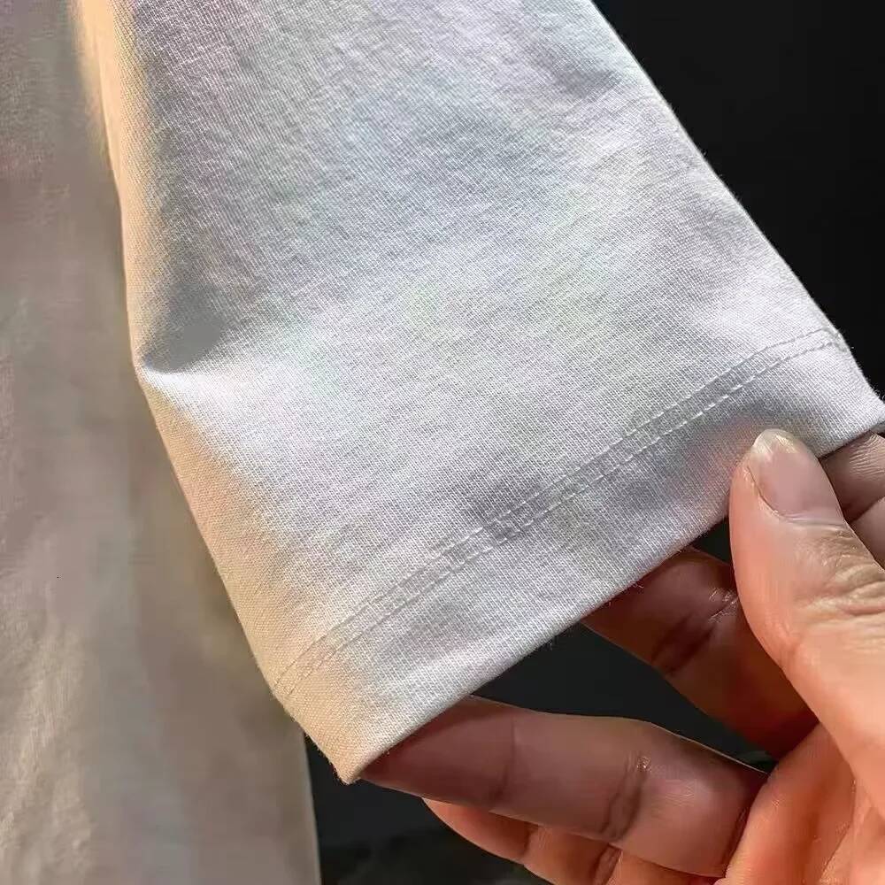 Summer New Letter Fashion Print Casual Women's Cotton T-Shirt Short Sleeve Comfortable Round Neck Loose Breathable Top