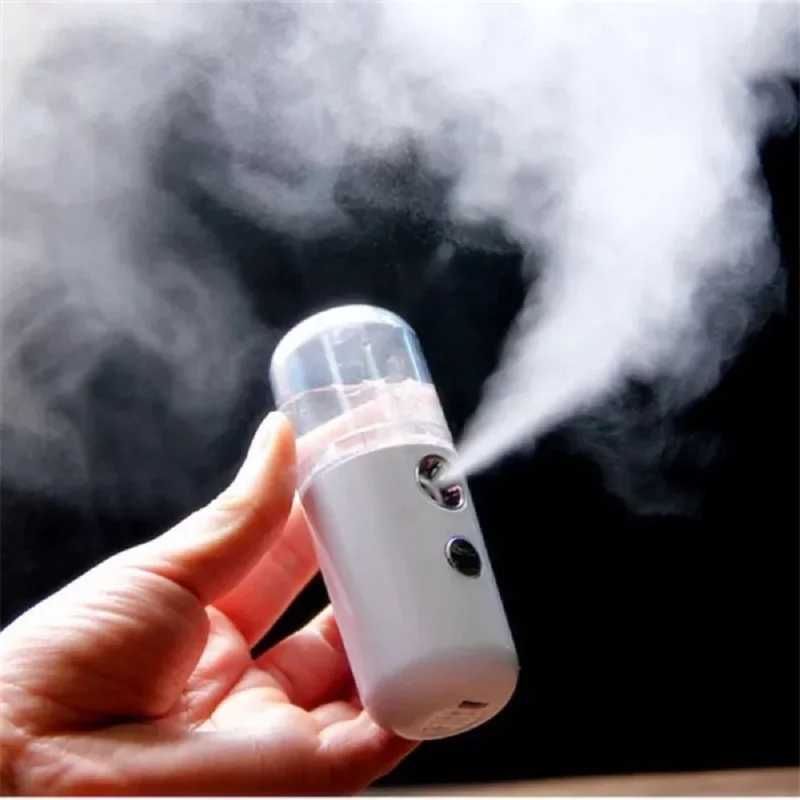 USB Mist Facial Sprayer Humidifier Rechargeable Nebulizer Face Steamer Moisturizing Beauty Instruments Face Skin Care Tools XJ250607