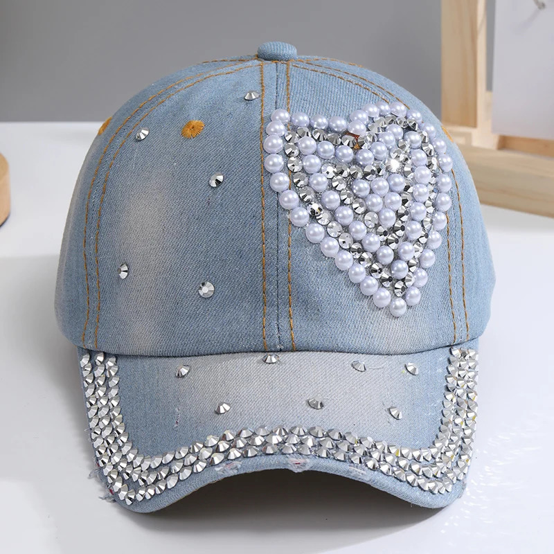 A Shiny Rhinestone Baseball Cap for Women Adjustable Comfy Fashion Outdoor 250603