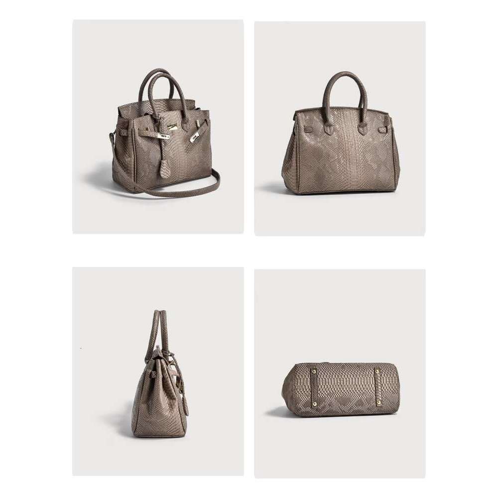 Model Room Wardrobe Soft Decoration Luxury Snake Skin Pattern Elegant Handbag Shoulder Crossbody Women s Bag