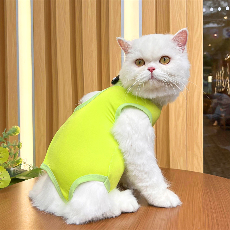 Cat Sterilization Vest Anti-licking Recovery Clothes Puppy Jumpsuit Kitten Sterilization Suit for Small Medium Dogs Cat Supplies