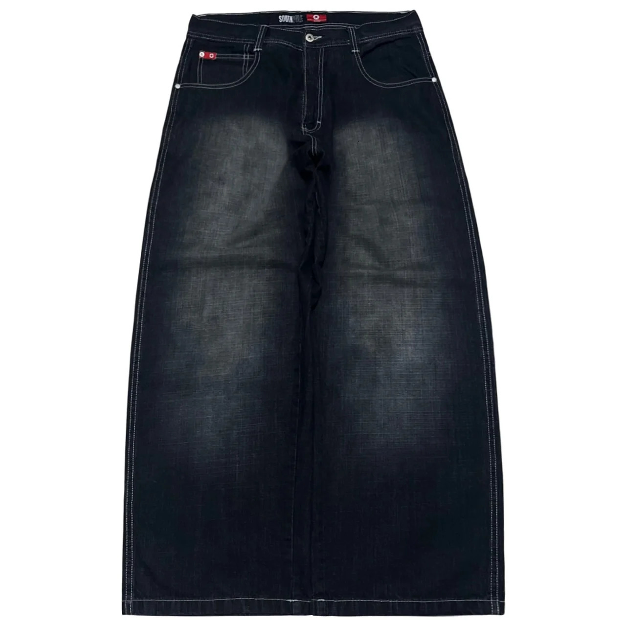 American Fashion Trend Specials Spot Loose Jeans Women Street Y2K Hip Hop Oversized Wideleg Pants Unisex Mopping Jeans 250604