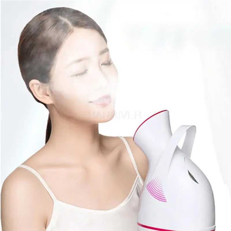 Nano ion spraying filling water meter steaming home beauty instrument meter damp and hot steam injection face detector XJ250607