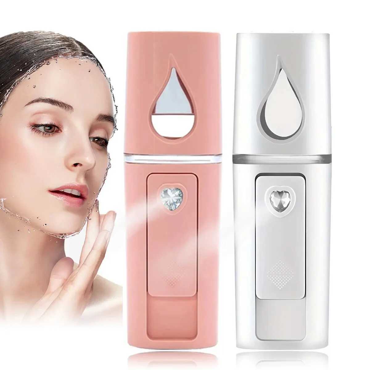 20ml Face Steamer Air Humidifier Mini Nano Facial Sprayer NebulizerPortable Hydrating Anti-aging Wrinkle Women Beauty Skin CareXJ250607