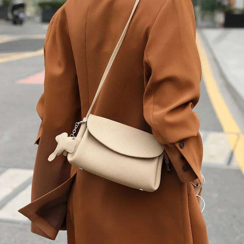 Designer Bags 2025 Women's Cow Genuine Leather Handbag Girl Designer Vintage Cowhide Shoulder Bags Female Messenger Crossbody Bag Lady Clutch Pur