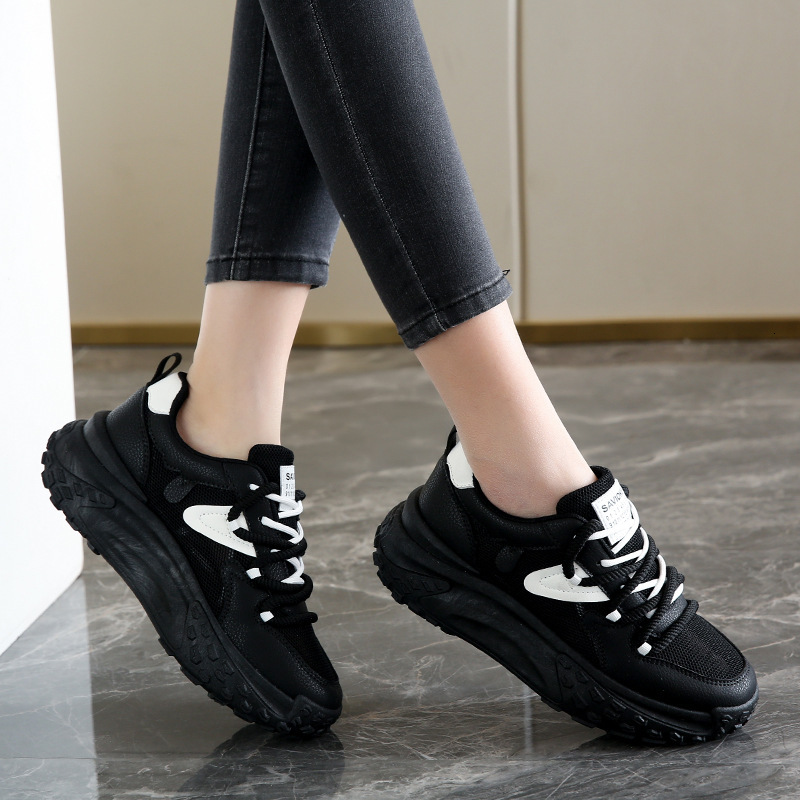 Thick Soft Sole Casual Shoes Summer Breathable Mesh Cushiony Casual Sneakers New Women S Dad Shoes Ddmysaturn