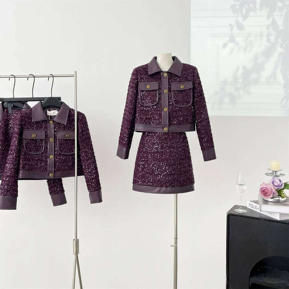 Fashionable Small Fragrance Style Two-Piece Set Early Autumn Elegant Ladylike Trendy Women's Wear Quality Contemporary Design