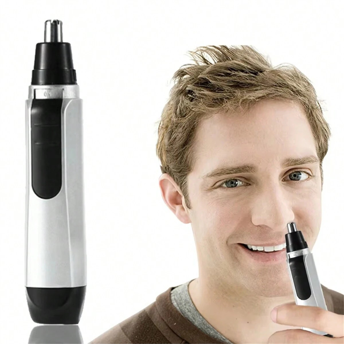 Electric Nose Hair Trimmer Unisex Implement Shaver Clipper Neck Hair Cutter Mens Shaving Tool Portable Clean Trimer 250604