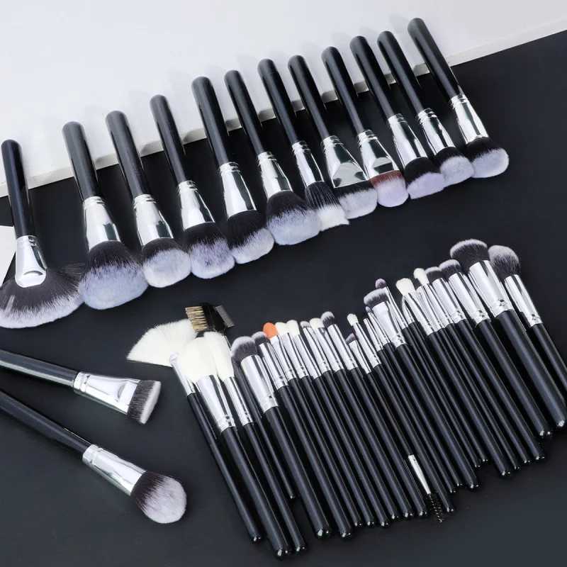 Makeup Artists40Black Makeup Brush Set Makeup Full Set Cosmetic Brush Beauty Tools with Brush BagW250605