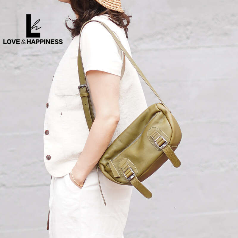 Multi-Compartment Motorcycle Bag For Women Casual Wide Strap Crossbody Double Chain Single Shoulder Bag Stylish Versatile Design