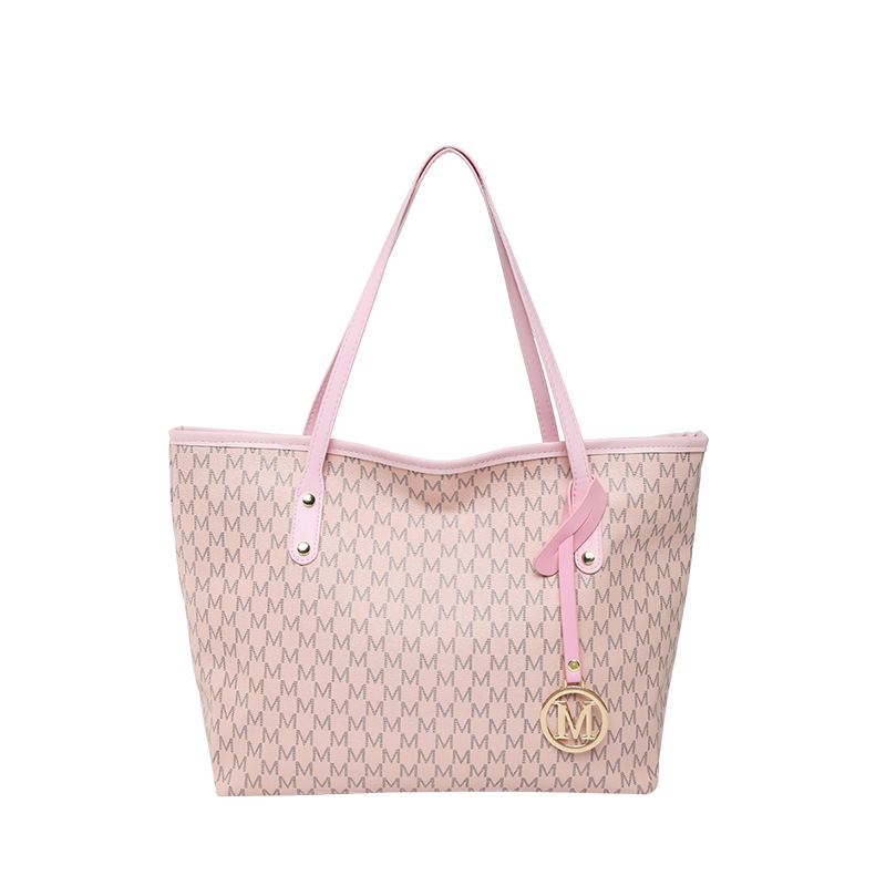 Bag Women 2025 New PU Large Capacity Commuter Storage Shoulder Bag Foreign Style Fashion Shopping Hand Bag Tide tote bag Designer bag